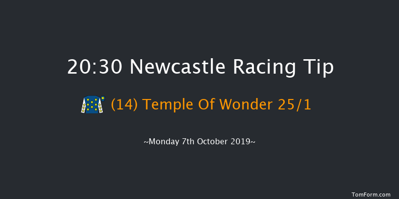 Newcastle 20:30 Stakes (Class 6) 6f Wed 2nd Oct 2019