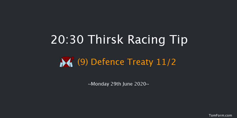Harrogate Spring Water Supporting British Racing Handicap Thirsk 20:30 Handicap (Class 4) 8f Mon 22nd Jun 2020