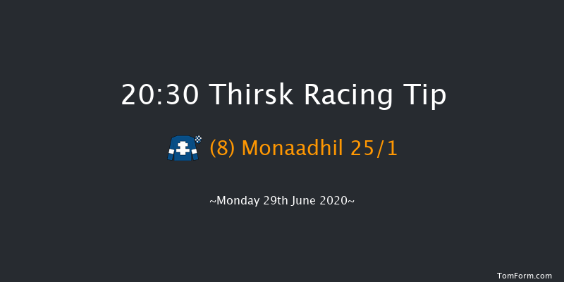 Harrogate Spring Water Supporting British Racing Handicap Thirsk 20:30 Handicap (Class 4) 8f Mon 22nd Jun 2020