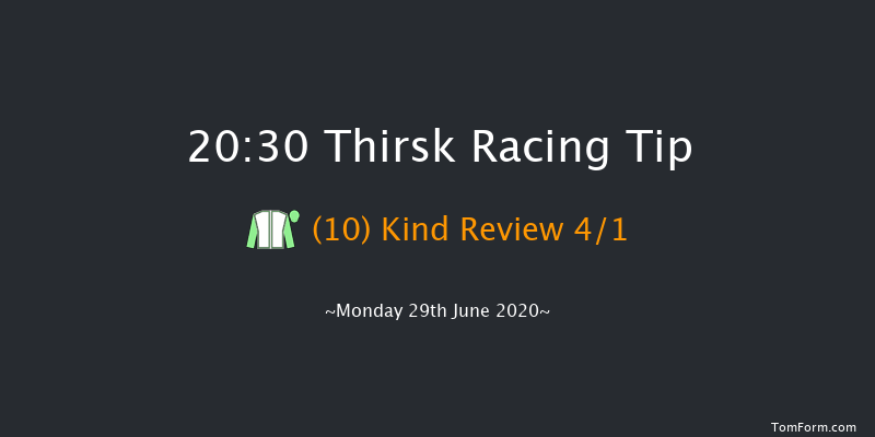 Harrogate Spring Water Supporting British Racing Handicap Thirsk 20:30 Handicap (Class 4) 8f Mon 22nd Jun 2020