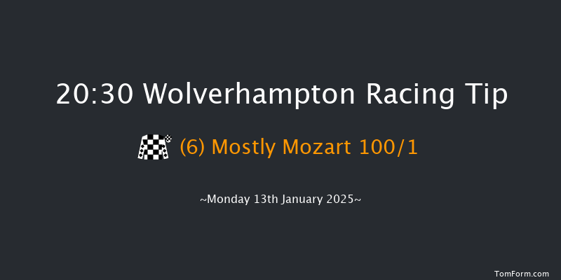 Wolverhampton  20:30 Handicap (Class 6) 9.5f Sat 11th Jan 2025