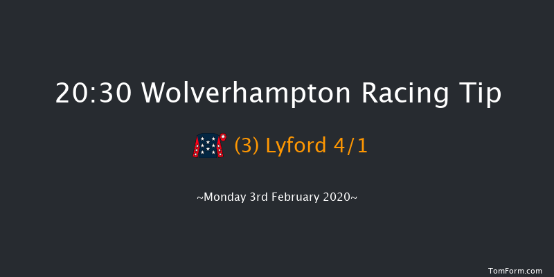 Wolverhampton 20:30 Stakes (Class 6) 12f Mon 27th Jan 2020