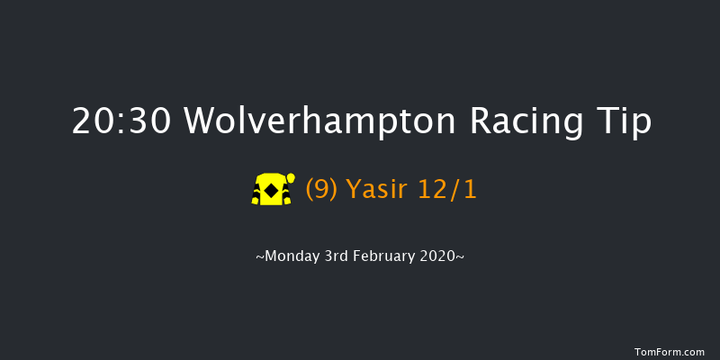 Wolverhampton 20:30 Stakes (Class 6) 12f Mon 27th Jan 2020