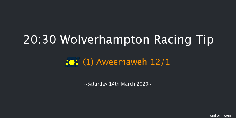 Betway Maiden Stakes Wolverhampton 20:30 Maiden (Class 5) 6f Mon 9th Mar 2020