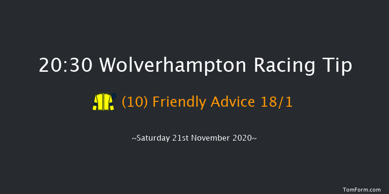 Betway Supporting Safer Gambling Week Handicap Wolverhampton 20:30 Handicap (Class 5) 6f Mon 16th Nov 2020