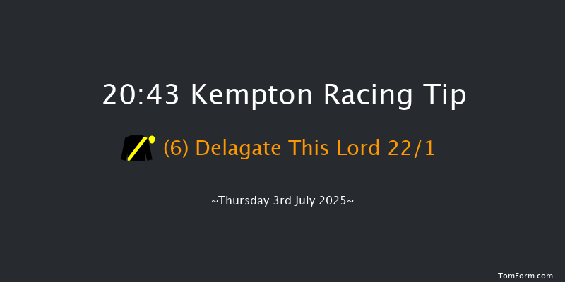 Kempton 20-43 (Class 5) 6f Wed 25th Jun 2025