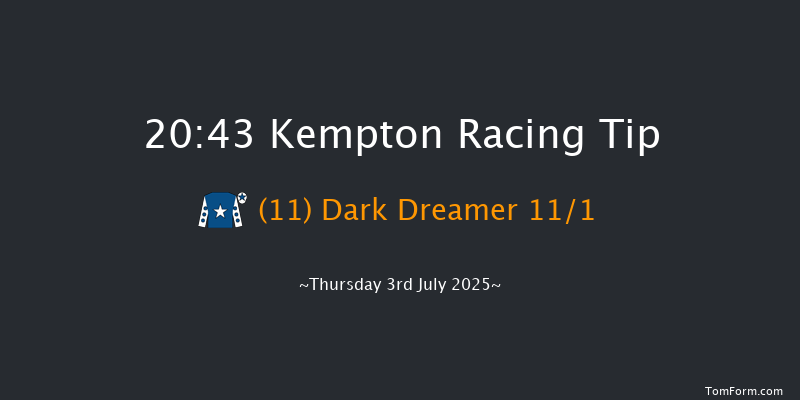 Kempton 20-43 (Class 5) 6f Wed 25th Jun 2025