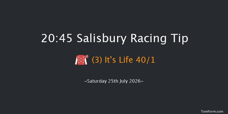 Salisbury 20-45 (Class 6) 8f Tue 21st Jul 2026