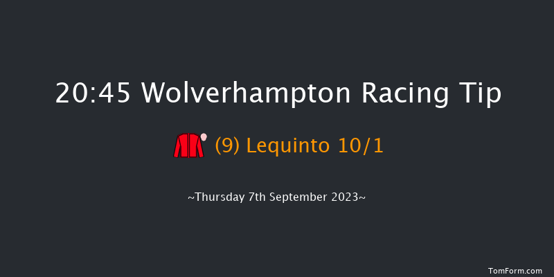 Wolverhampton 20:45 Handicap (Class 2) 6f Sat 2nd Sep 2023