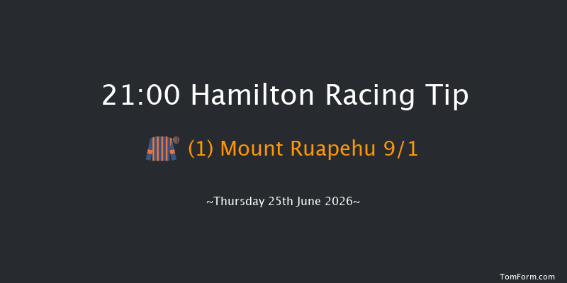 Hamilton 21-00 (Class 6) 6f Wed 17th Jun 2026