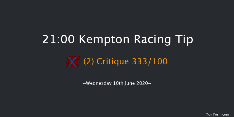 Nicholas Dudley Ryder 60th Birthday Over The Hill Handicap Kempton 21:00 Handicap (Class 6) 12f Wed 3rd Jun 2020