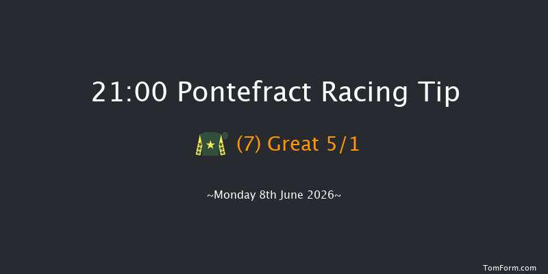 Pontefract 21-00 (Class 5) 6f Tue 2nd Jun 2026